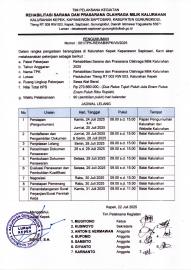 PENGUMUMAN LELANG REHABILITASI SARANA DAN PRASARANA OLAHRAGA MILIK KALURAHAN KEPEK